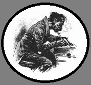 Smoking Writer at Work